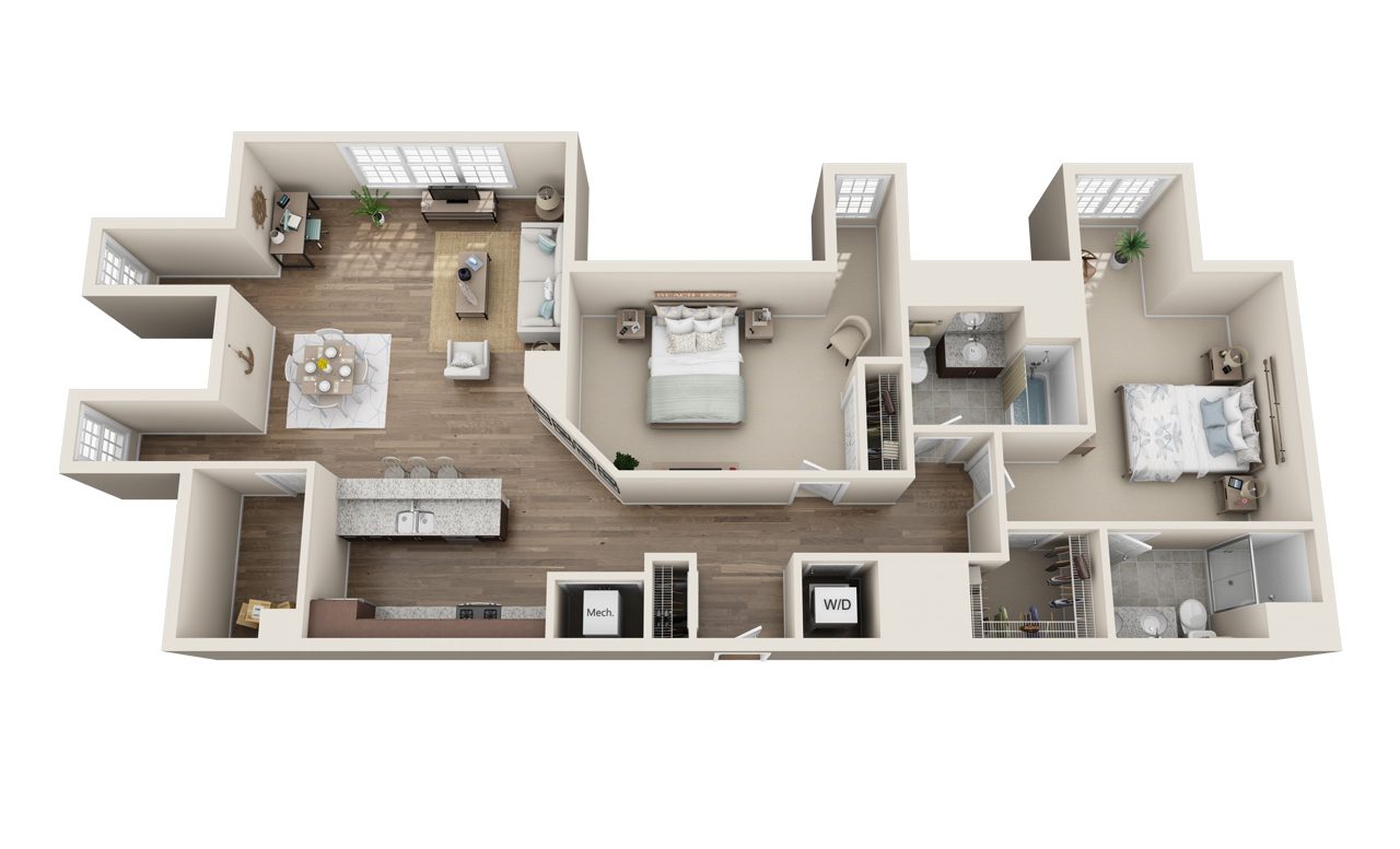 Floor Plans Main Street Apartments at Marlton in Marlton, NJ 08053